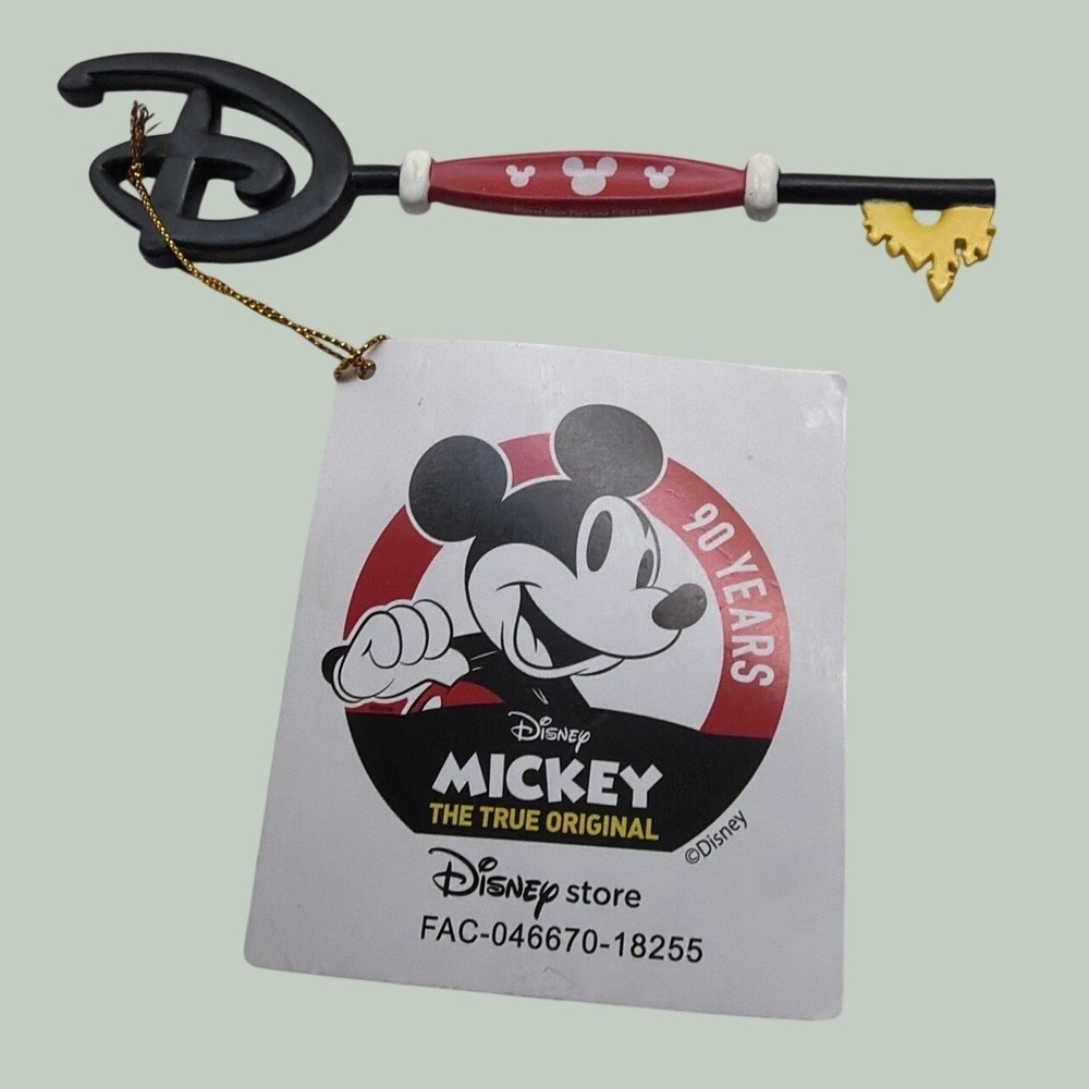 Disney Store Mickey Mouse 90th Anniversary Key Limited Edition with Tag